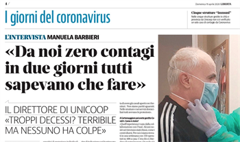 ZERO CONTAGI TRA ANZIANI E DISABILI, IL CASO UNICOOP PIACENZA