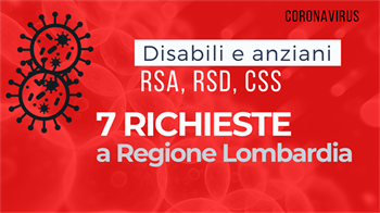 LOMBARDIA: LE RICHIESTE DELLE ASSOCIAZIONI