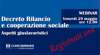 WEBINAR SUGLI AMMORTIZZATORI SOCIALI  DEL DL RILANCIO