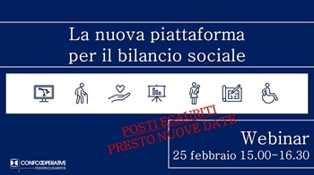 Webinar Bilancio Sociale - Presto nuove date