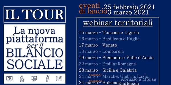 TAPPA CONCLUSIVA WEBINAR PIATTAFORMA BILANCIO SOCIALE