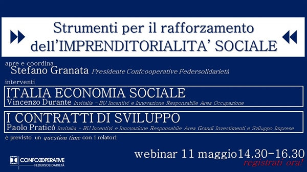 Strumenti per il rafforzamento dell’imprenditorialità sociale