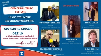 I WEBINAR DELLA COOPERATIVA SOCIALE NUOVA DIMENSIONE