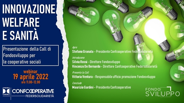 Call Innovazione Welfare e Sanità