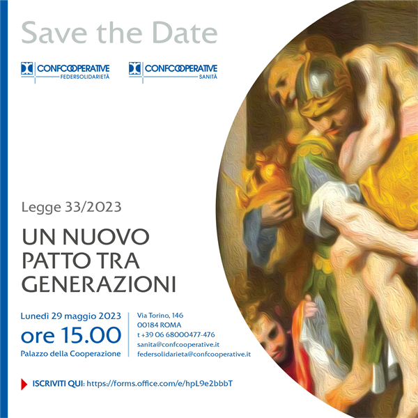 CONVEGNO "LEGGE 33/2023 UN NUOVO PATTO TRA GENERAZIONI"