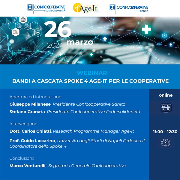 INFO-DAY BANDI: SPOKE 4 AGE-IT PER LE COOPERATIVE!