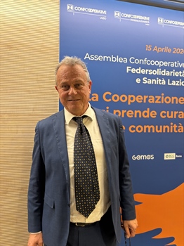 LUCIANO PANTAROTTO CONFERMATO ALLA PRESIDENZA DI CONFCOOPERATIVE FEDERSOLIDARIETÀ LAZIO