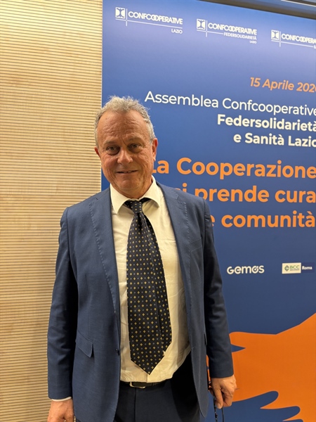 LUCIANO PANTAROTTO CONFERMATO ALLA PRESIDENZA DI CONFCOOPERATIVE FEDERSOLIDARIETÀ LAZIO
