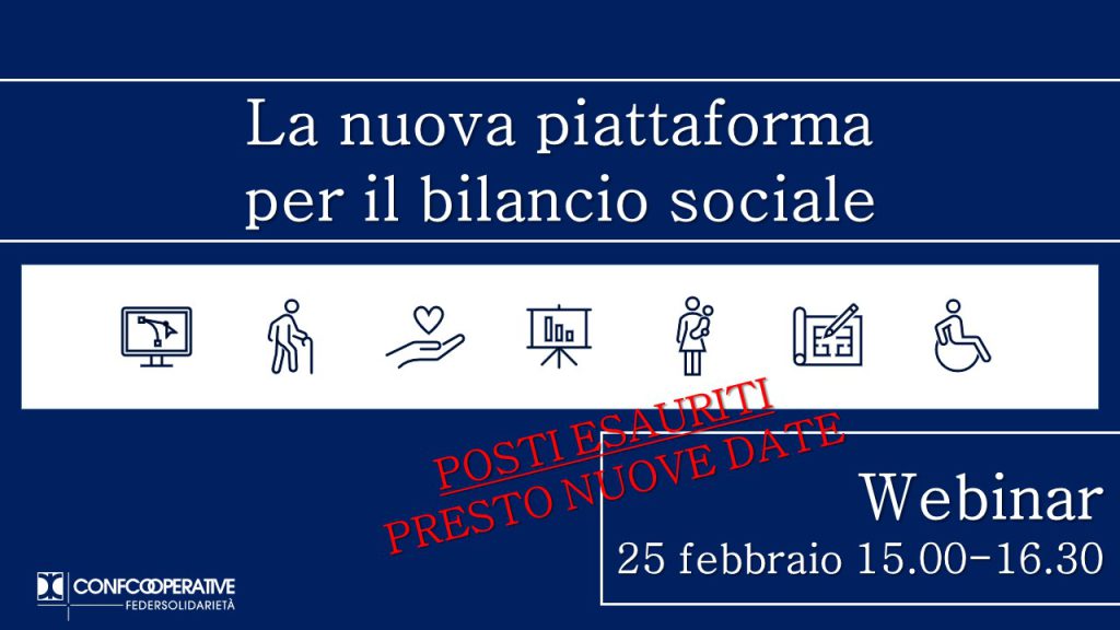 Webinar Bilancio Sociale – Presto nuove date