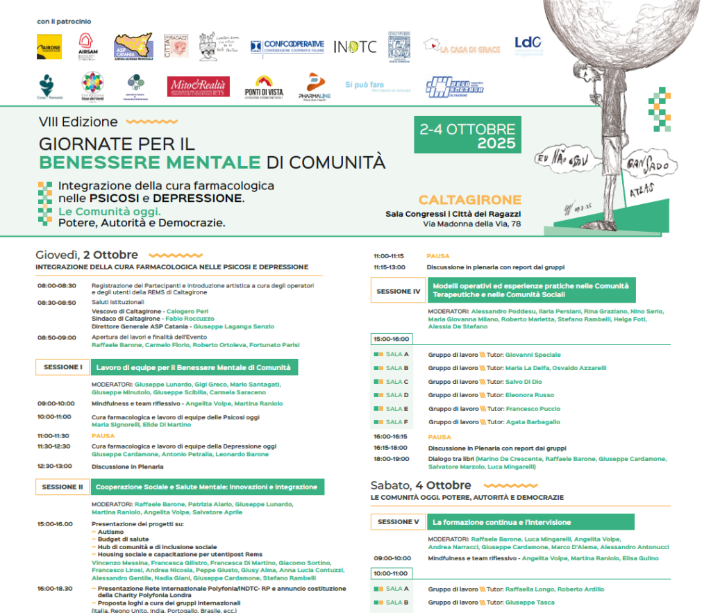 VIII EDIZIONE GIORNATA PER IL BENESSERE MENTALE