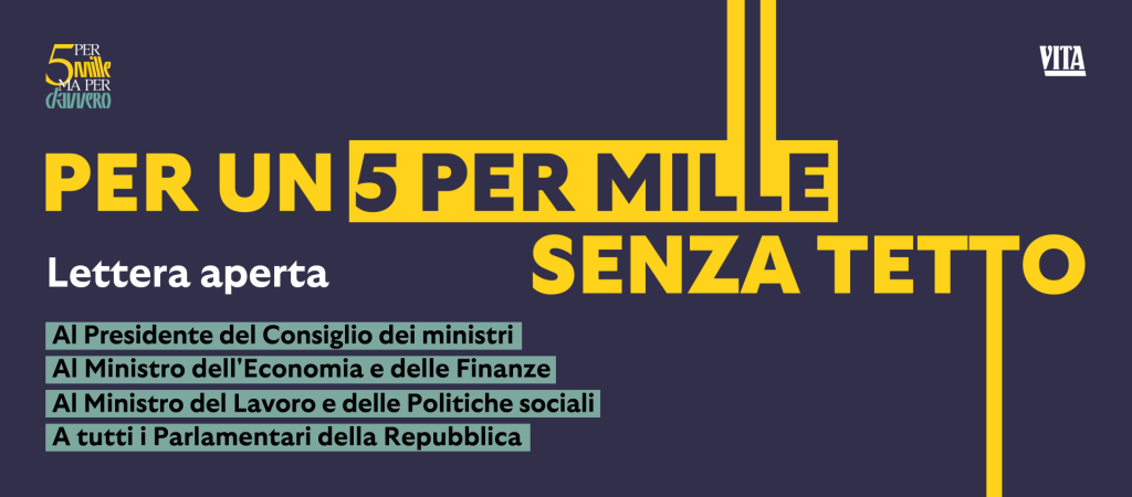 5 PER MILLE: UN PRIMO PASSO AVANTI, MA IL TETTO VA SUPERATO DEL TUTTO. LA NOSTRA…
