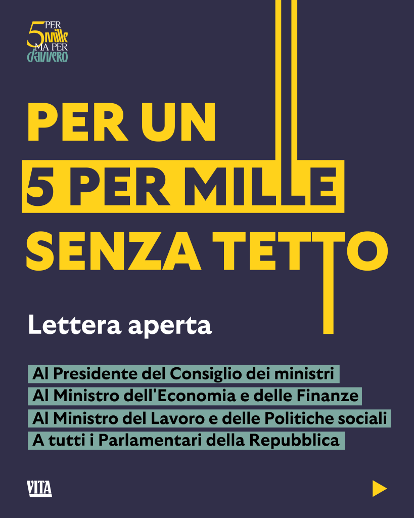 5 PER MILLE: UN PRIMO PASSO AVANTI, MA IL TETTO VA SUPERATO DEL TUTTO. LA NOSTRA…